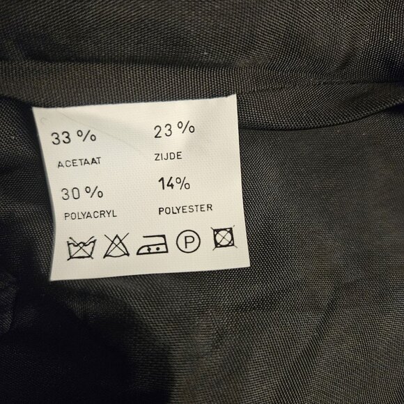 sandy design Black Quilted Paisley Gem Jacket Sz 36 - Picture 12 of 12